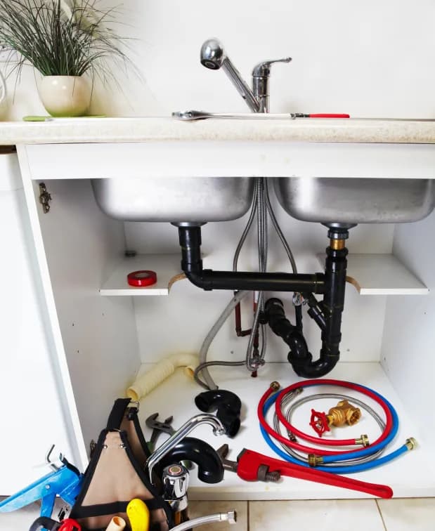 Emergency Plumbing Services, Hot and Cool HVAC technician on-site in Calgary