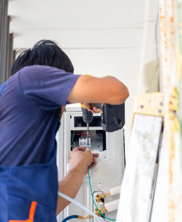 Furnace Installation, Hot and Cool HVAC technician on-site in Calgary