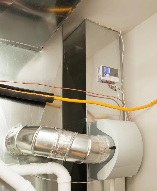 Humidifier Installation, Hot and Cool HVAC technician on-site in Calgary