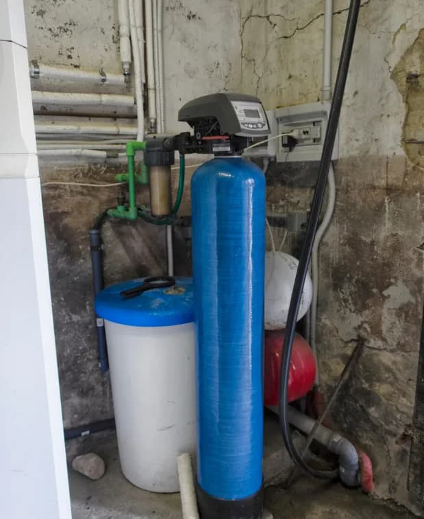 Water Softener Installation & Services, Hot and Cool HVAC technician on-site in Calgary